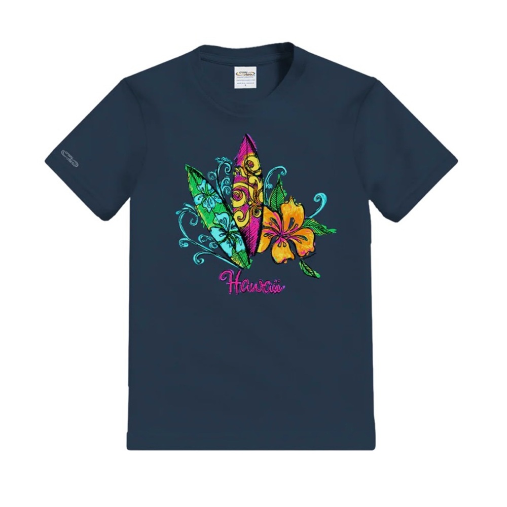 Crazy Shirts Kids Navy Short Sleeve Tee M